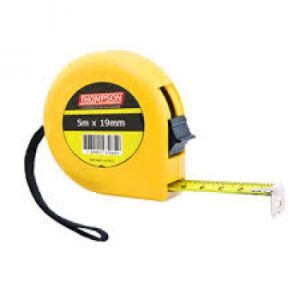 Trena Aço 5mx19mm Imã PVC AMARELO POP