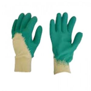 Luva de Malha Banho Látex Verde 610 G