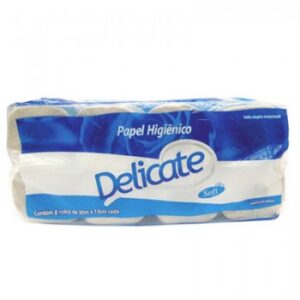 Papel Higiênico Pacote 64 Rolos x 30m Delicate Azul