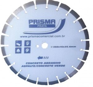 Disco Diamantado Segmentado 350mm PRATA Prisma