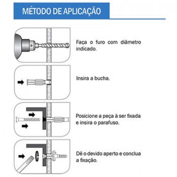 Bucha Para Drywall 15 a 23mm - Imagem 2